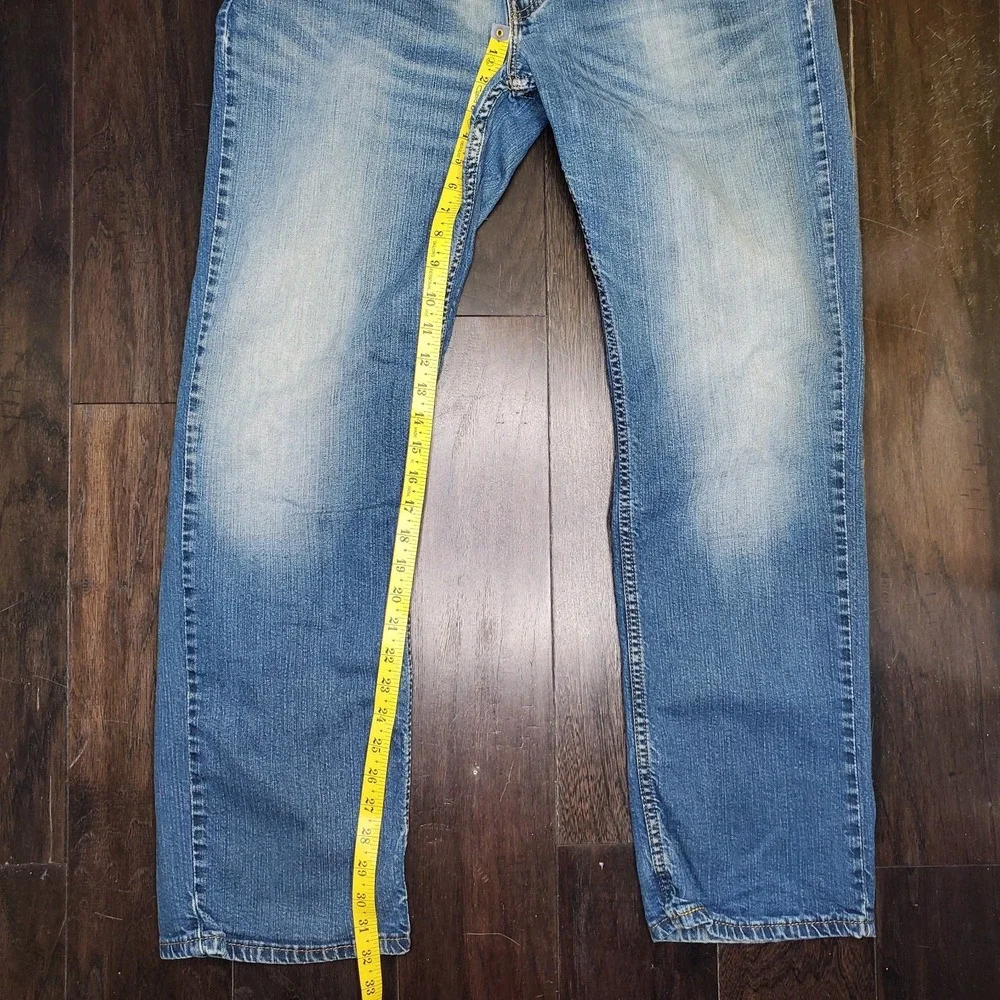 Levis 559 Jeans Mens 36x32 Blue Regular Fit Straight Leg Denim Pants 100% Cotton